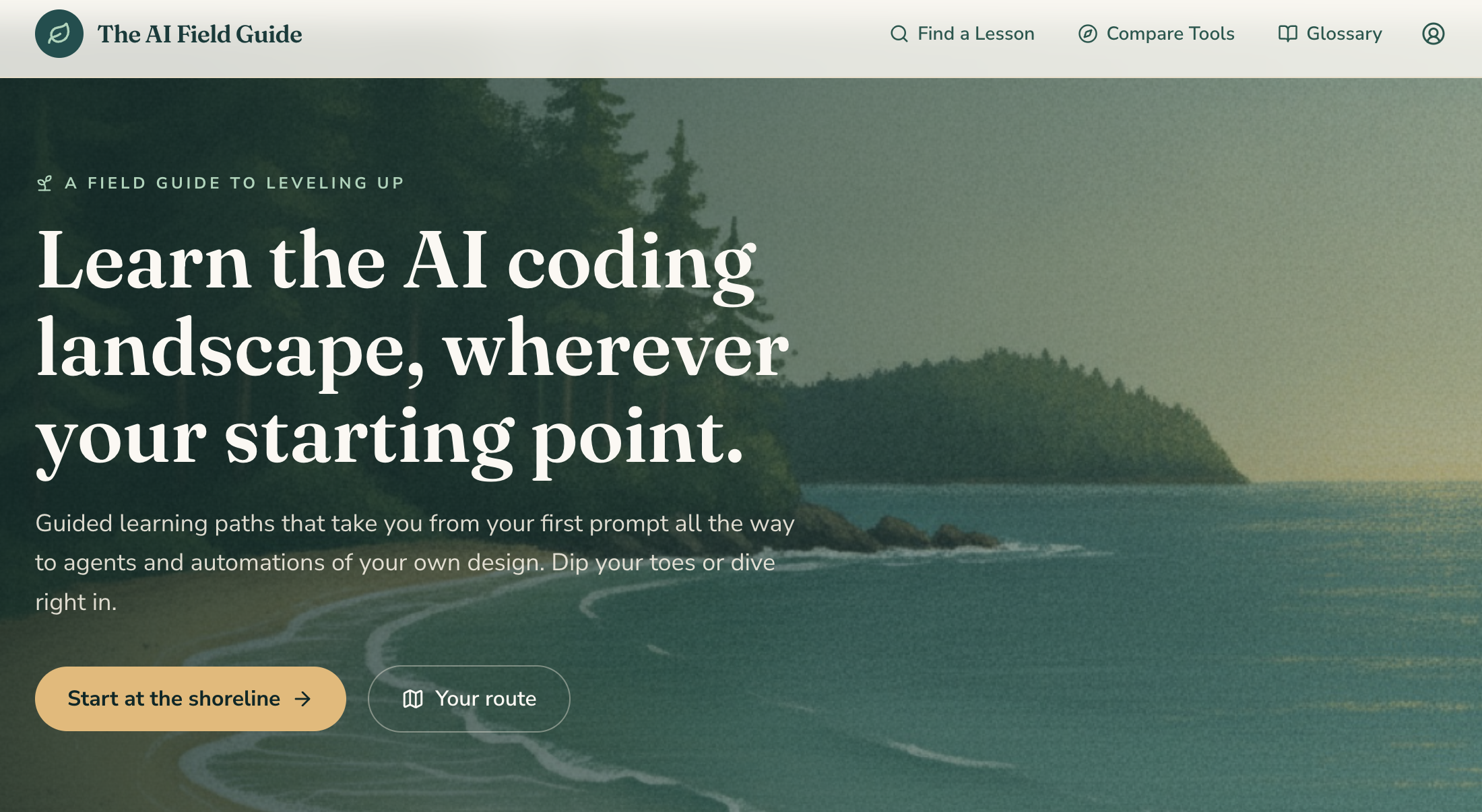 The AI Field Guide, a learning center for AI coding tools